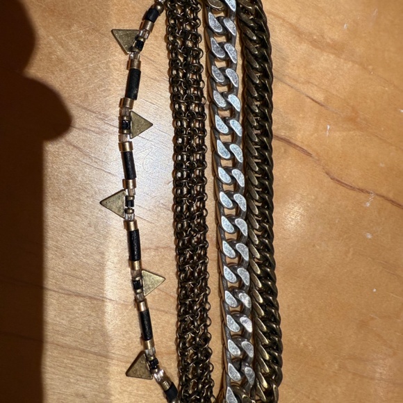 Jenny Bird Mixed Metal Layered Cuff Bracelet - Picture 3 of 3